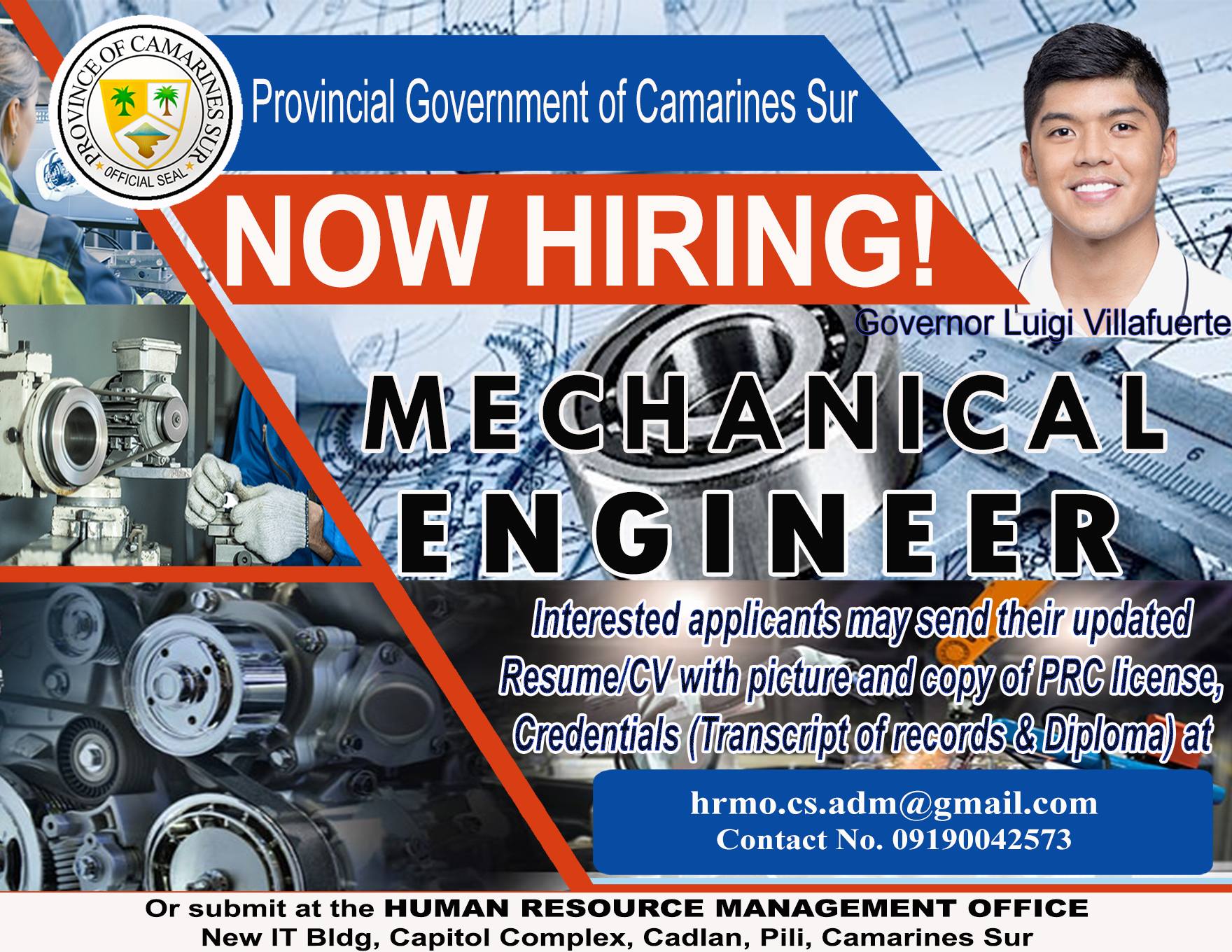 Now Hiring - Mechanical Engineer & Sanitary Engineer - November 25, 2024