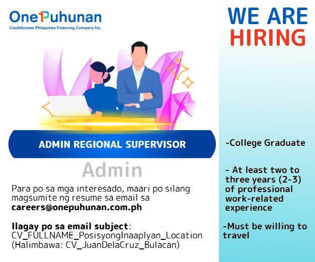OnePuhunan HIRING!!!