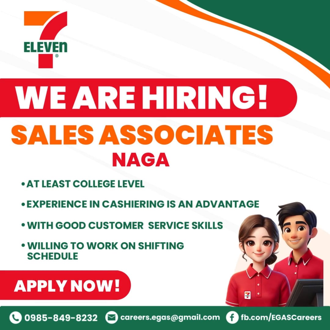  EGAS PHILIPPINES HIRING !!!