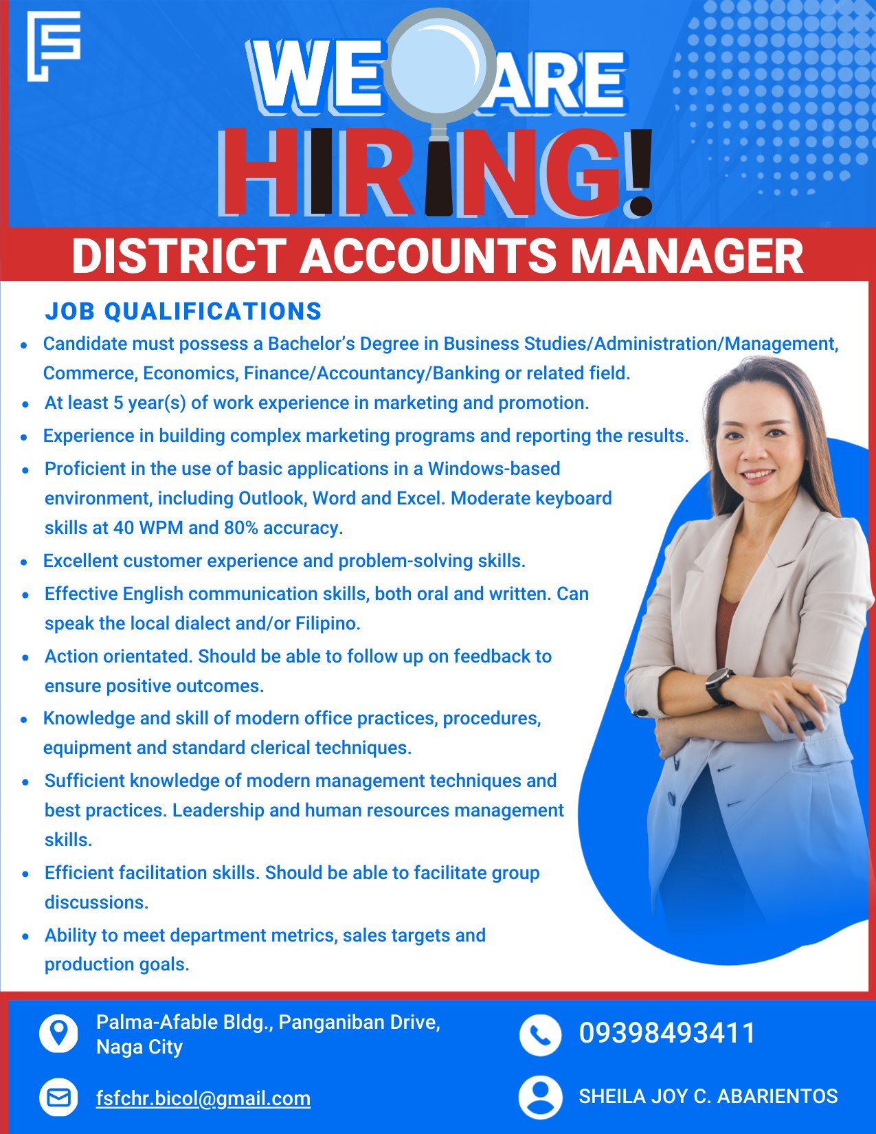 First Standard Finance Corporation HIRING!!! 