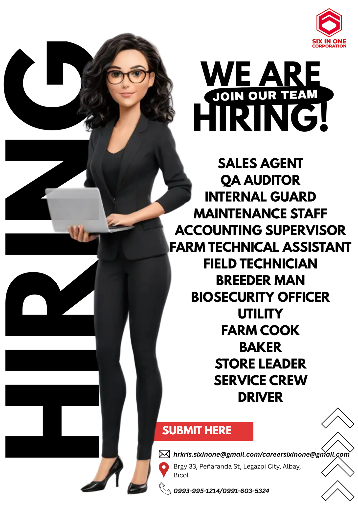 Six In One Corporation HIRING!!!