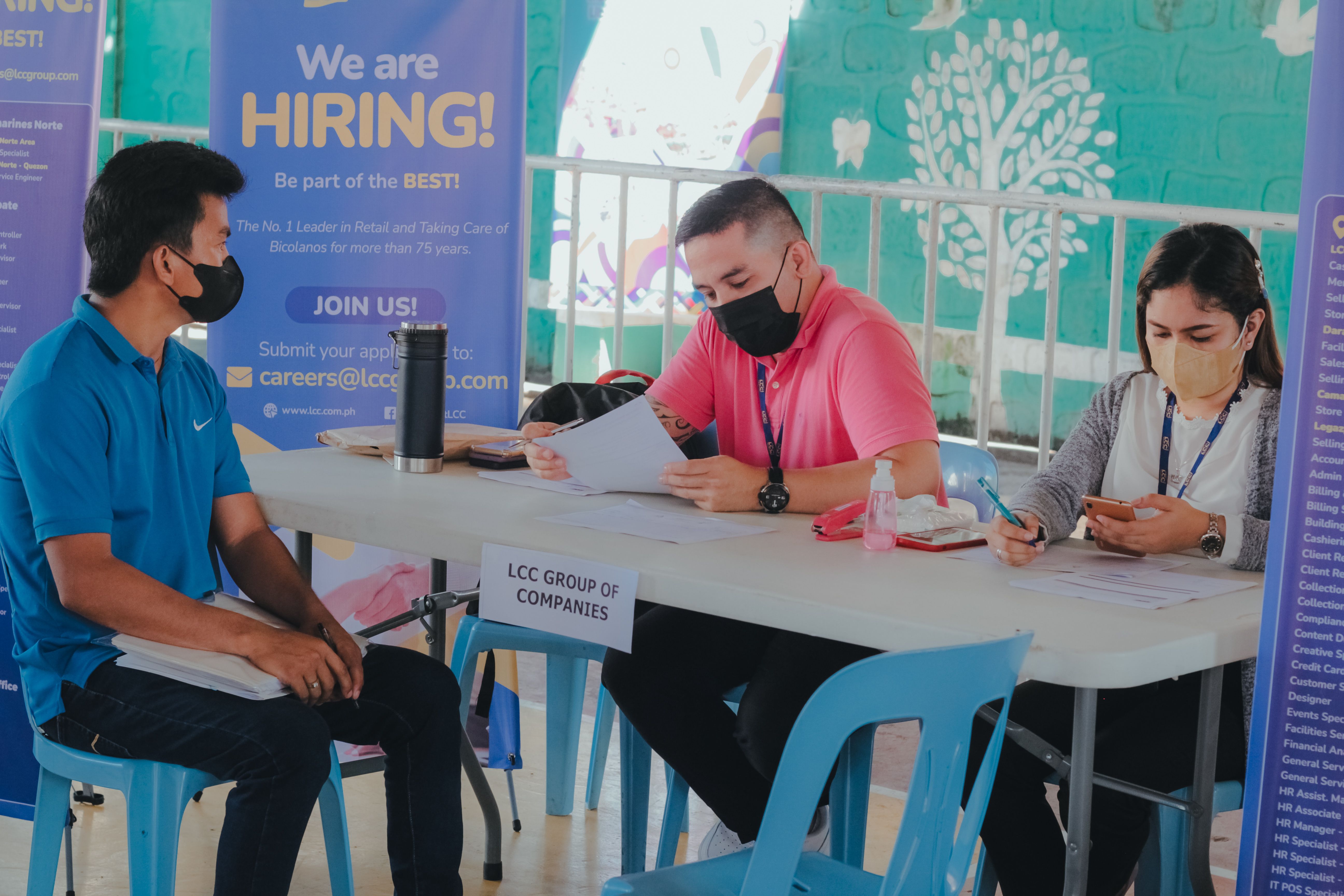 Hopeful jobseekers flock to the Job Fair in Libmanan