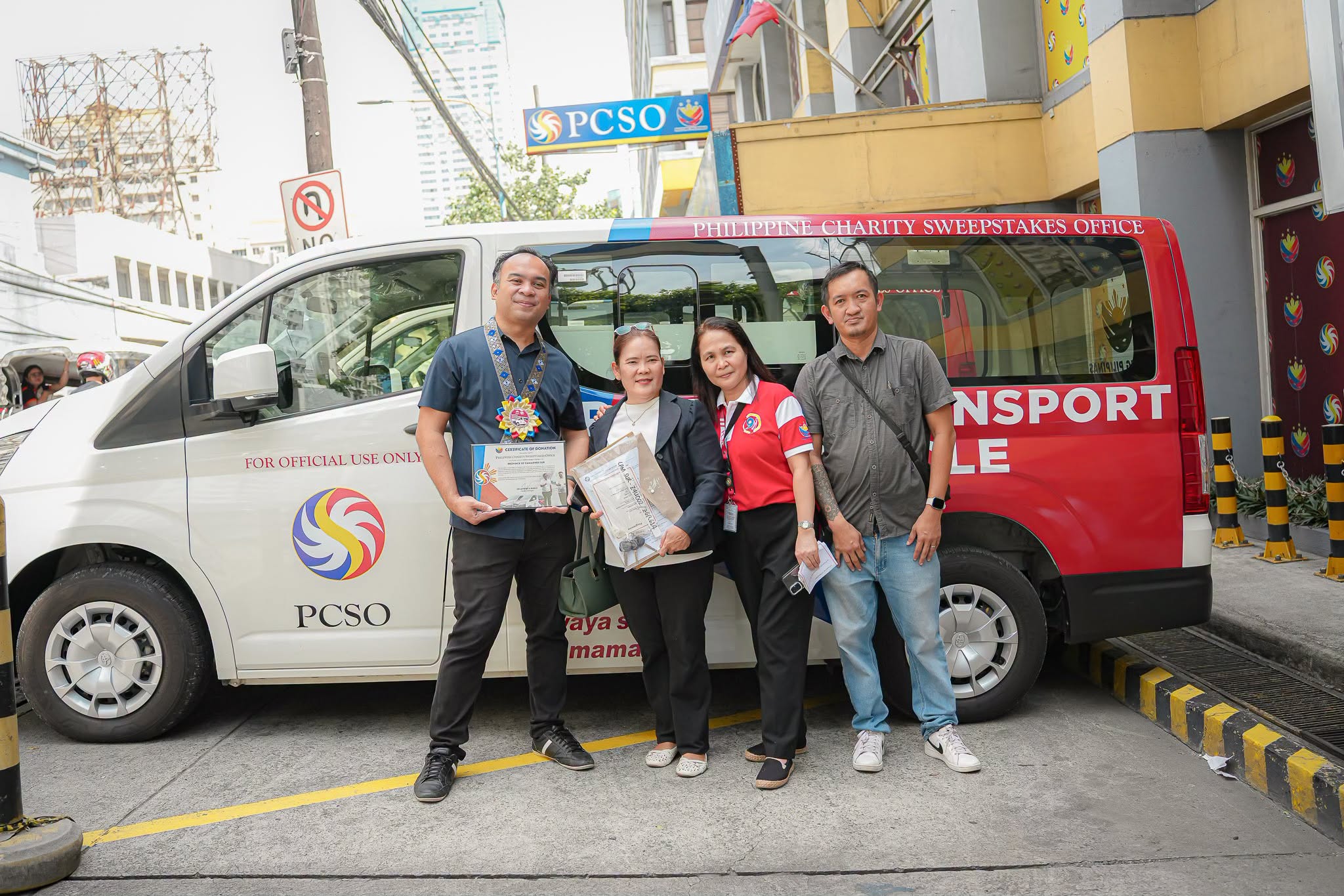 Bridging the Distance to Care: PCSO Donates Two Patient Transport Vehicles to Strengthen Healthcare Access in Camarines Sur