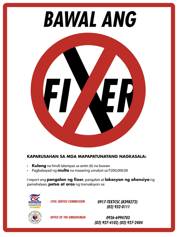 Ang Fixer ay Mandurugas Poster