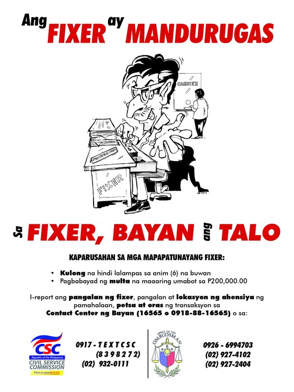 Bawal ang Fixer Poster
